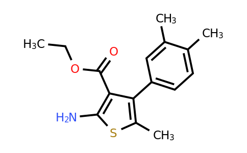 438220-53-2 | Ethyl 2-amino-4-(3,4-dimethylphenyl)-5-methylthiophene-3-carboxylate