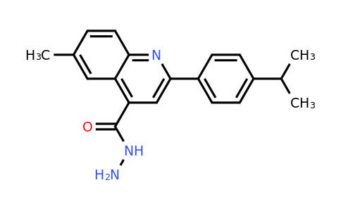 438221-46-6 | 2-(4-Isopropylphenyl)-6-methylquinoline-4-carbohydrazide