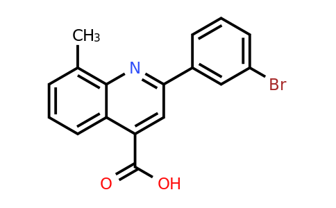 2-(3-Bromophenyl)-8-methylquinoline-4-carboxylic acid