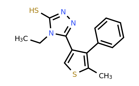 438230-83-2 | 4-Ethyl-5-(5-methyl-4-phenylthiophen-3-yl)-4H-1,2,4-triazole-3-thiol