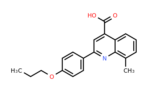 438232-72-5 | 8-Methyl-2-(4-propoxyphenyl)quinoline-4-carboxylic acid