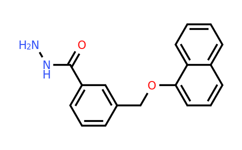 3-((Naphthalen-1-yloxy)methyl)benzohydrazide