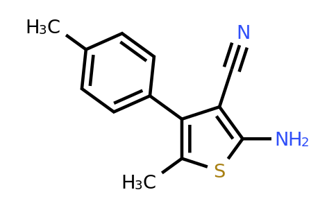 438613-84-4 | 2-Amino-5-methyl-4-(p-tolyl)thiophene-3-carbonitrile