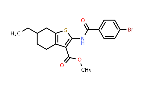 438614-22-3 | Methyl 2-(4-bromobenzamido)-6-ethyl-4,5,6,7-tetrahydrobenzo[b]thiophene-3-carboxylate