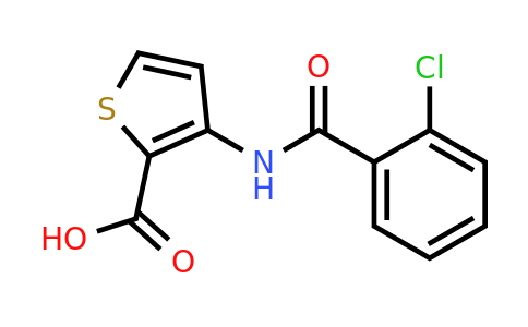 439111-81-6 | 3-(2-Chlorobenzamido)thiophene-2-carboxylic acid