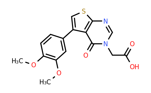 439140-53-1 | 2-(5-(3,4-Dimethoxyphenyl)-4-oxothieno[2,3-d]pyrimidin-3(4H)-yl)acetic acid