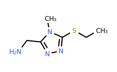 (5-(Ethylthio)-4-methyl-4h-1,2,4-triazol-3-yl)methanamine