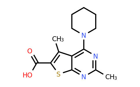 441720-70-3 | 2,5-dimethyl-4-piperidin-1-ylthieno[2,3-d]pyrimidine-6-carboxylic acid