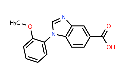 442531-57-9 | 1-(2-Methoxyphenyl)-1h-benzo[d]imidazole-5-carboxylic acid