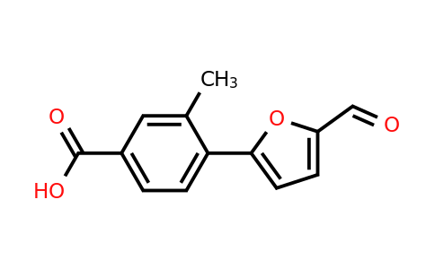 444068-62-6 | 4-(5-Formylfuran-2-yl)-3-methylbenzoic acid