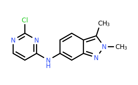444731-74-2 | 6-[N-(2-chloropyrimidin-4-yl)amino]-2,3-dimethyl-2H-indazole