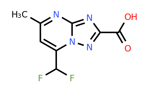 445025-82-1 | 7-(Difluoromethyl)-5-methyl-[1,2,4]triazolo[1,5-a]pyrimidine-2-carboxylic acid