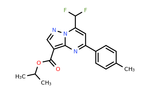 445230-67-1 | Isopropyl 7-(difluoromethyl)-5-(p-tolyl)pyrazolo[1,5-a]pyrimidine-3-carboxylate
