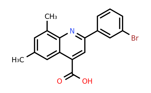 445260-10-6 | 2-(3-Bromophenyl)-6,8-dimethylquinoline-4-carboxylic acid