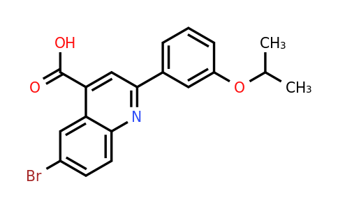 445289-20-3 | 6-Bromo-2-(3-isopropoxyphenyl)quinoline-4-carboxylic acid