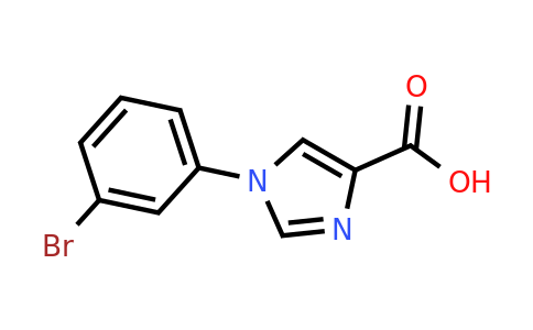 445303-24-2 | 1-(3-Bromophenyl)-1H-imidazole-4-carboxylic acid
