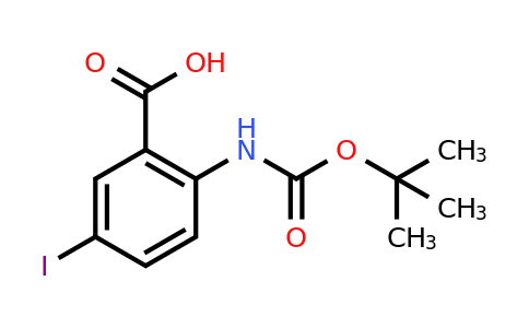 2-((Tert-butoxycarbonyl)amino)-5-iodobenzoic acid