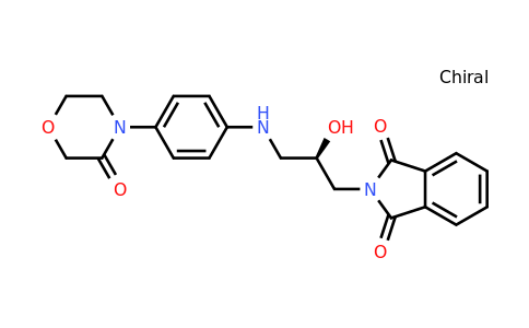 446292-07-5 | (R)-2-(2-Hydroxy-3-((4-(3-oxomorpholino)phenyl)amino)propyl)isoindoline-1,3-dione