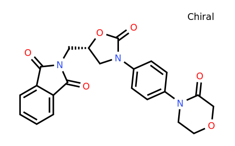 446292-08-6 | (S)-2-((2-oxo-3-(4-(3-oxomorpholino)phenyl)oxazolidin-5-yl)methyl)isoindoline-1,3-dione
