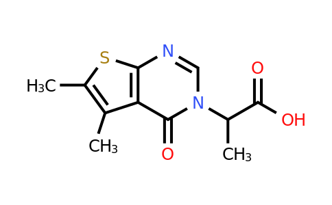 446830-23-5 | 2-(5,6-Dimethyl-4-oxothieno[2,3-d]pyrimidin-3(4H)-yl)propanoic acid