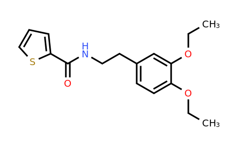 447448-72-8 | n-[2-(3,4-diethoxyphenyl)ethyl]thiophene-2-carboxamide