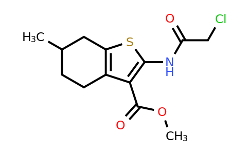 448226-78-6 | Methyl 2-(2-chloroacetamido)-6-methyl-4,5,6,7-tetrahydro-1-benzothiophene-3-carboxylate