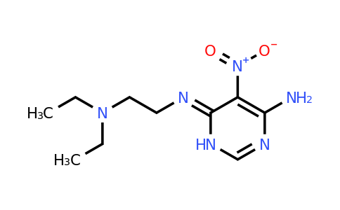 450344-81-7 | 6-((2-(Diethylamino)ethyl)imino)-5-nitro-1,6-dihydropyrimidin-4-amine