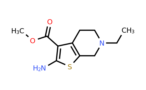 452088-34-5 | Methyl 2-amino-6-ethyl-4,5,6,7-tetrahydrothieno[2,3-c]pyridine-3-carboxylate