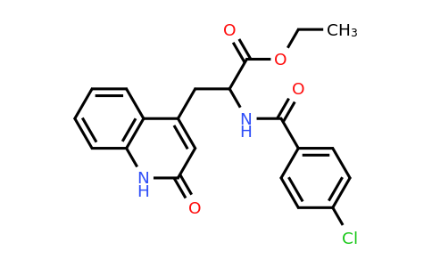 452322-61-1 | Ethyl 2-(4-chlorobenzamido)-3-(2-oxo-1,2-dihydroquinolin-4-yl)propanoate (Rebamipide Impurity)