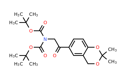 452339-70-7 | Di-(tert-butyl) 2-(2,2-dimethyl-4H-1,3-benzodioxin-6-yl)-2-oxoethyliminodicarbonate