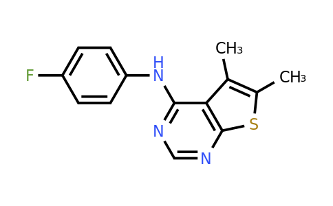 453583-40-9 | N-(4-Fluorophenyl)-5,6-dimethylthieno[2,3-d]pyrimidin-4-amine