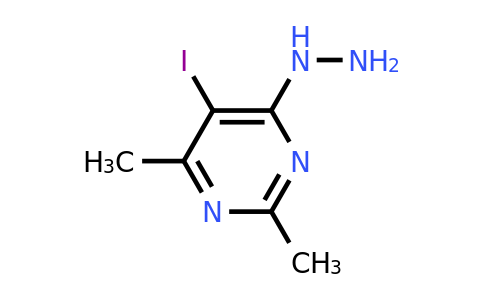 454473-80-4 | 4-Hydrazinyl-5-iodo-2,6-dimethylpyrimidine