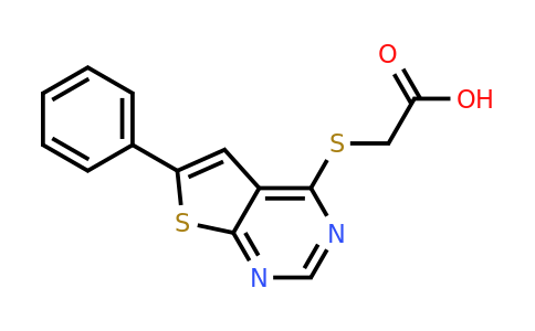 457641-35-9 | 2-({6-phenylthieno[2,3-d]pyrimidin-4-yl}sulfanyl)acetic acid