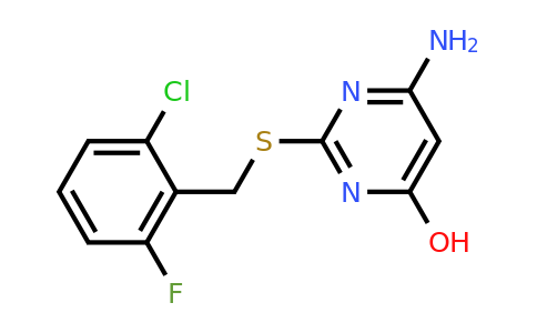 459178-69-9 | 6-Amino-2-((2-chloro-6-fluorobenzyl)thio)pyrimidin-4-ol