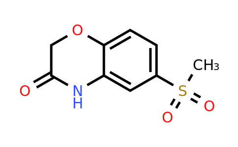 459190-08-0 | 6-Methanesulfonyl-3,4-dihydro-2h-1,4-benzoxazin-3-one
