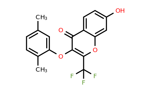 459419-20-6 | 3-(2,5-Dimethylphenoxy)-7-hydroxy-2-(trifluoromethyl)-4H-chromen-4-one