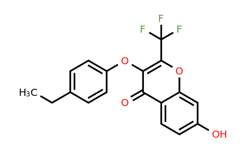 459419-21-7 | 3-(4-Ethylphenoxy)-7-hydroxy-2-(trifluoromethyl)-4H-chromen-4-one