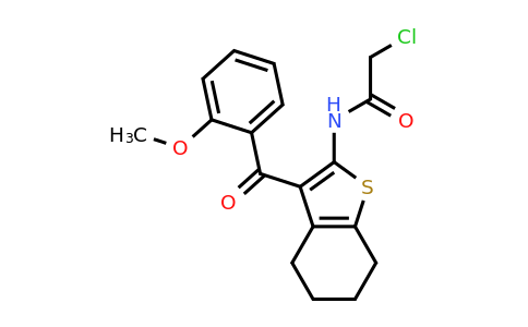459825-43-5 | 2-Chloro-n-[3-(2-methoxybenzoyl)-4,5,6,7-tetrahydro-1-benzothiophen-2-yl]acetamide