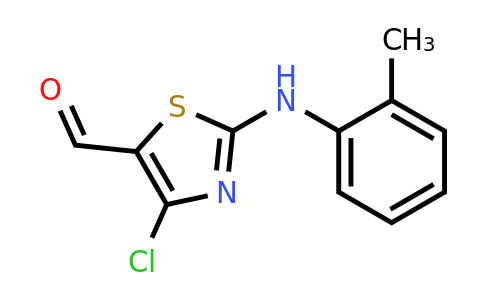 460730-08-9 | 4-Chloro-2-[(2-methylphenyl)amino]-1,3-thiazole-5-carbaldehyde