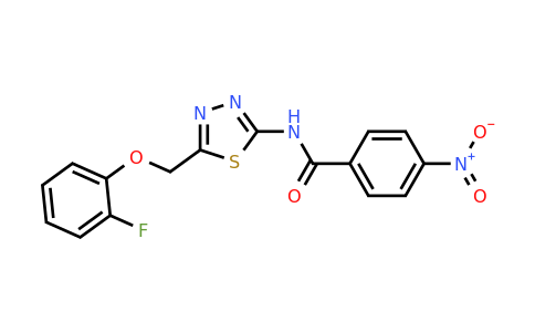 461014-60-8 | n-{5-[(2-fluorophenoxy)methyl]-1,3,4-thiadiazol-2-yl}-4-nitrobenzamide