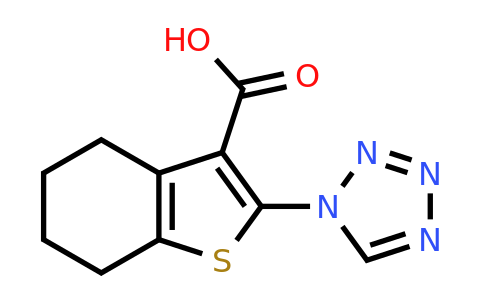 461457-23-8 | 2-(1h-1,2,3,4-Tetrazol-1-yl)-4,5,6,7-tetrahydro-1-benzothiophene-3-carboxylic acid