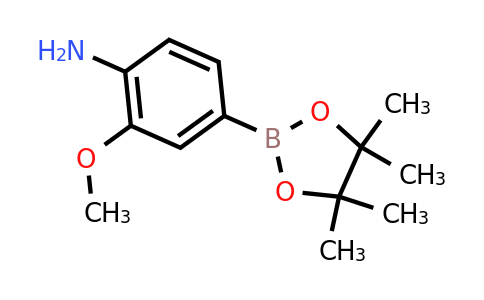 2-Methoxy-4-(4,4,5,5-tetramethyl-1,3,2-dioxaborolan-2-yl)aniline
