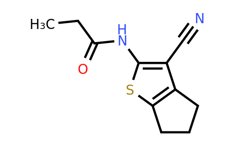 462601-97-4 | N-(3-cyano-5,6-dihydro-4H-cyclopenta[b]thiophen-2-yl)propionamide
