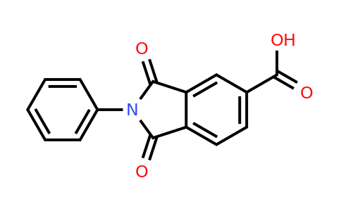 4649-27-8 | 1,3-Dioxo-2-phenyl-2,3-dihydro-1H-isoindole-5-carboxylic acid