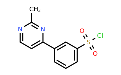 465514-07-2 | 3-(2-Methylpyrimidin-4-yl)benzenesulfonyl chloride