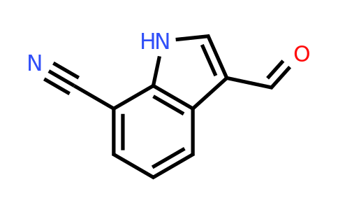 467451-63-4 | 3-Formyl-1H-indole-7-carbonitrile