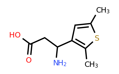 470704-56-4 | 3-Amino-3-(2,5-dimethylthiophen-3-yl)propanoic acid