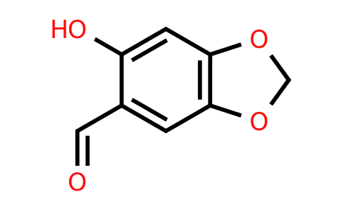 4720-68-7 | 6-Hydroxy-2H-1,3-benzodioxole-5-carbaldehyde