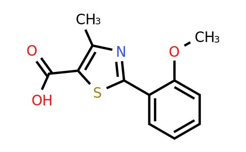 2-(2-Methoxyphenyl)-4-methylthiazole-5-carboxylic acid