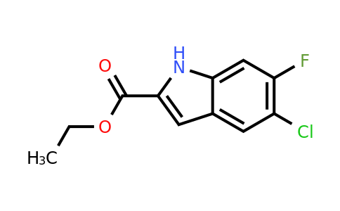 473257-60-2 | Ethyl 5-chloro-6-fluoro-1H-indole-2-carboxylate